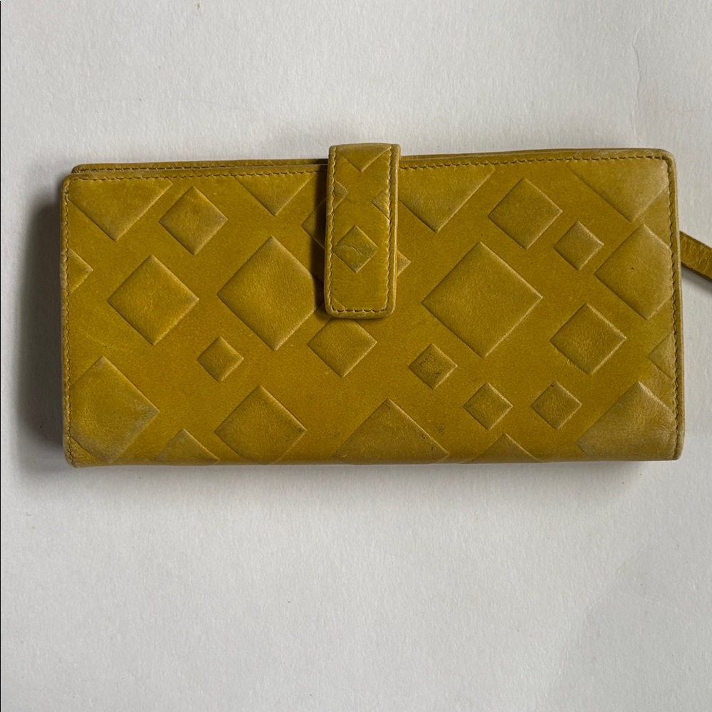 Lodis Olive-Green Leather Wallet